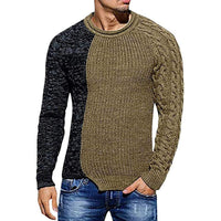 pull-tricot-empiecement-contrastant-vintage