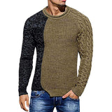 pull-tricot-empiecement-contrastant-vintage