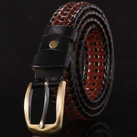 ceinture-cuir-tresse-vintage-homme