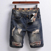 short-vintage-denim-dechire-blocs-couleurs