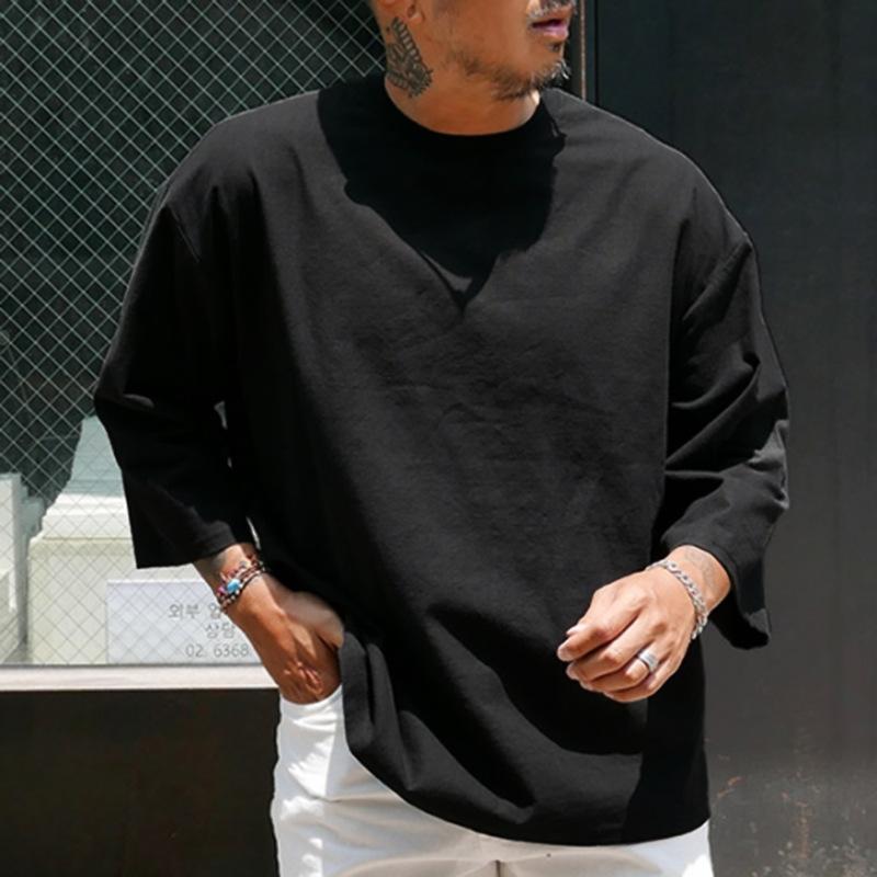 t-shirt-vintage-col-rond-homme