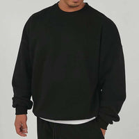 sweat-ample-manches-longues-brode-sport-vintage