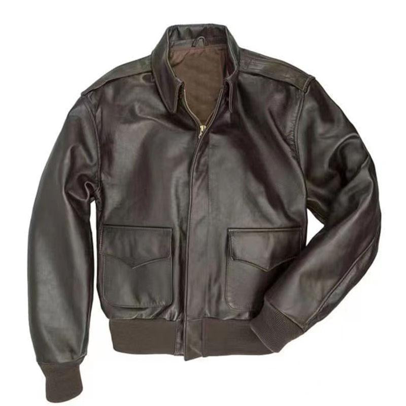 veste-cuir-air-force-revers-vintage