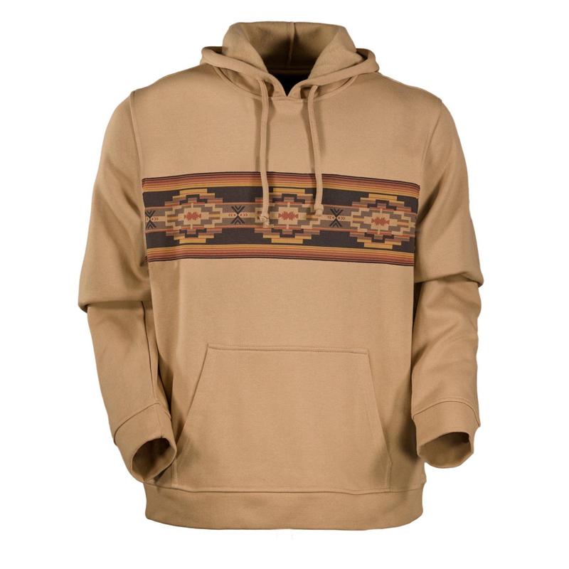 sweat-capuche-imprime-geometrique-vintage