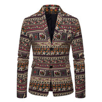 blazer-vintage-decontracte-imprime-patchwork