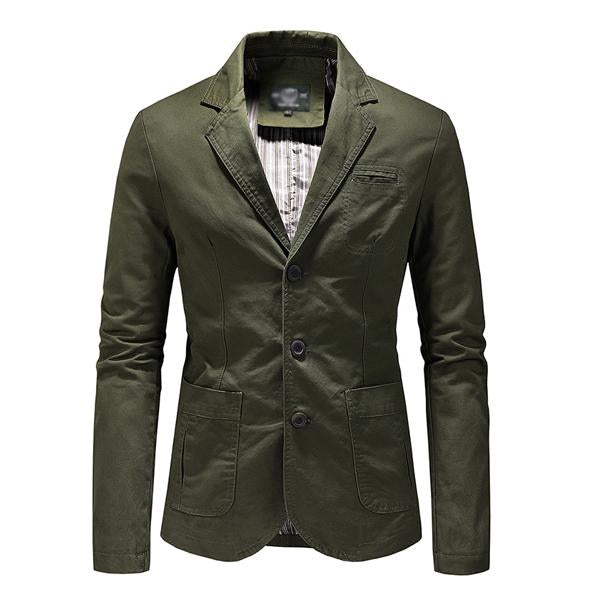 blazer-vintage-couleur-unie-revers-hommes
