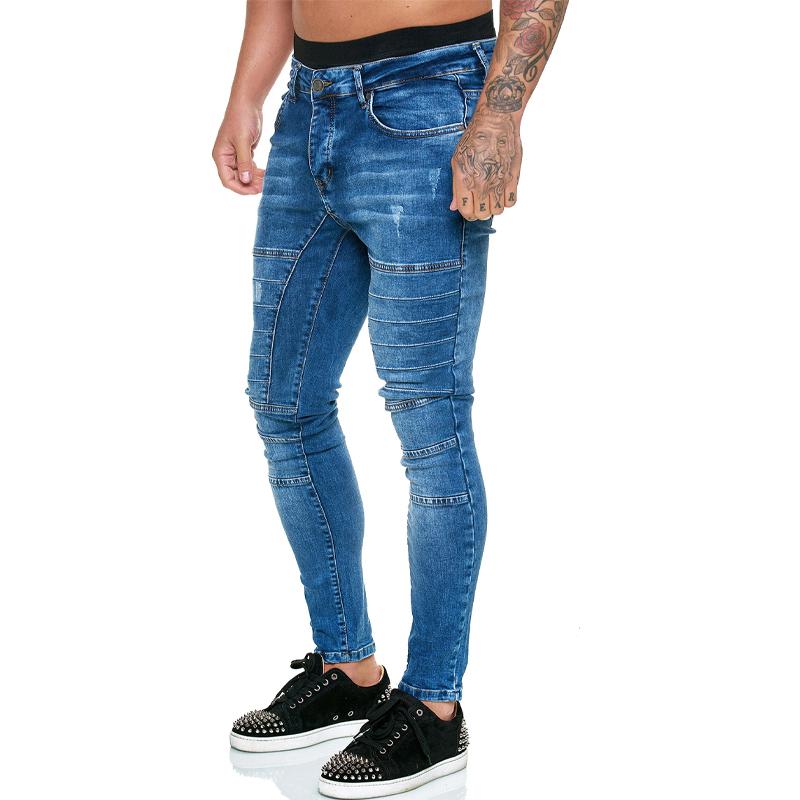 jean-skinny-motard-couleur-unie-vintage
