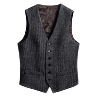 gilet-chevrons-laine-chaude-retro