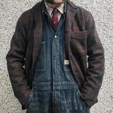 veste-ample-revers-carreaux-retro-vintage