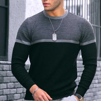 Pull vintage en tricot à col rond