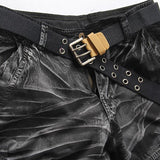 short-cargo-imprime-vintage-homme-sans-ceinture