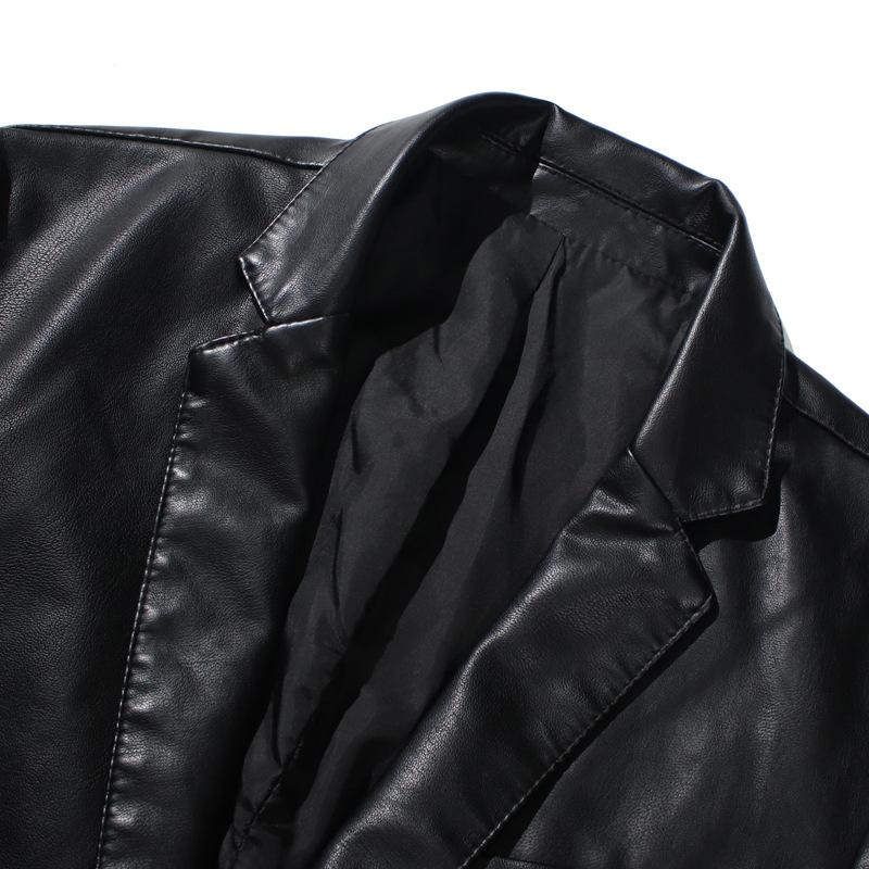 Veste vintage en cuir chic