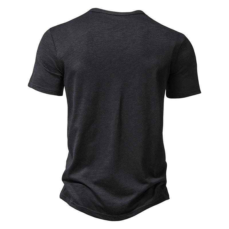t-shirt-manches-courtes-coton-flamme-vintage