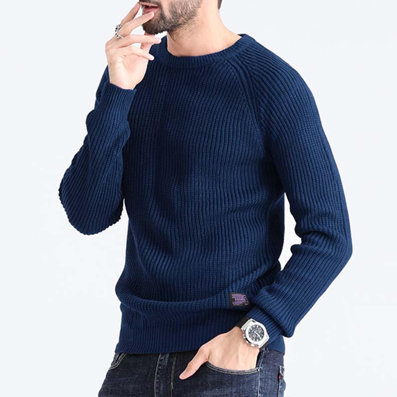 pull-vintage-col-rond-manches-longues