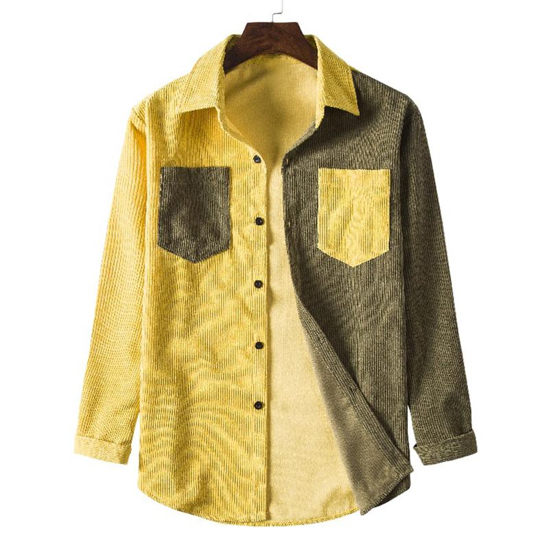 chemise-vintage-manches-longues-velours-cotele