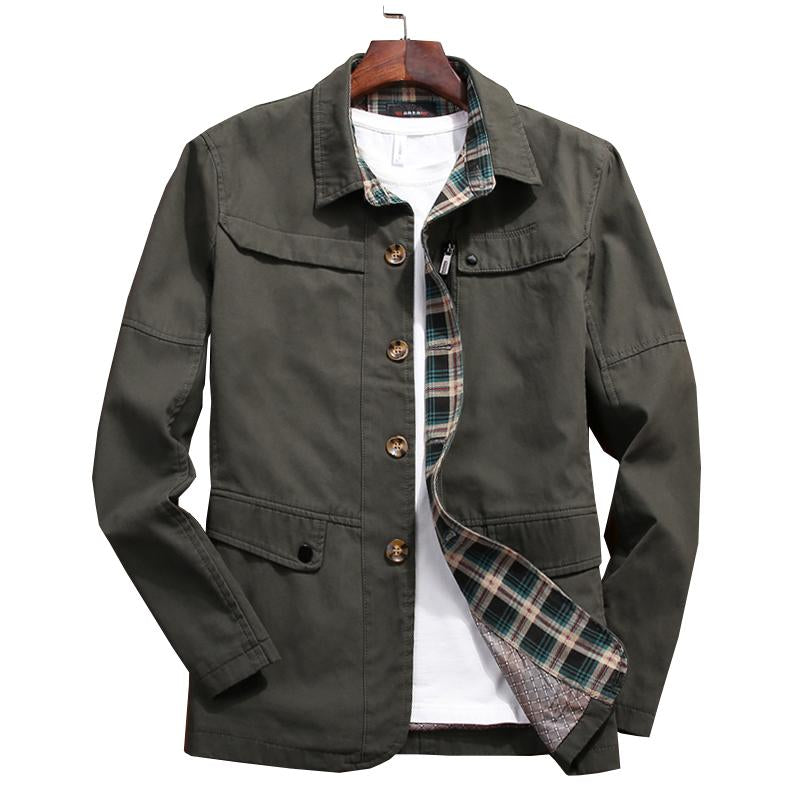 veste-couleur-unie-revers-vintage