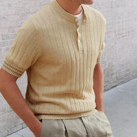 polo-maille-manches-courtes-revers-vintage
