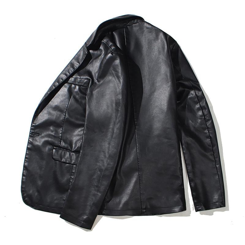 Veste vintage en cuir chic