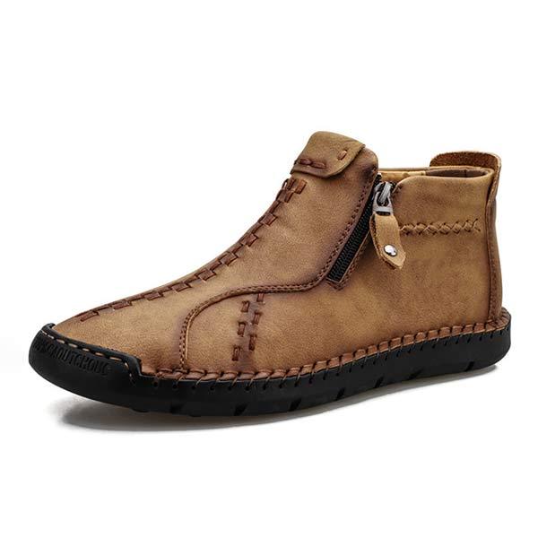 botte-cuir-decontractee-vintage