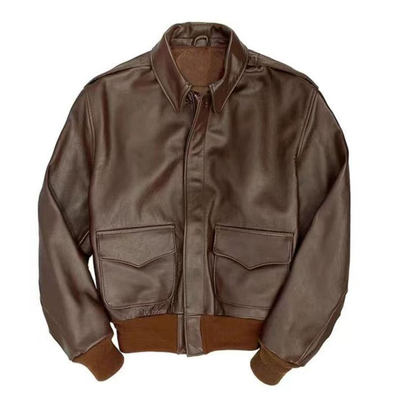 veste-cuir-air-force-revers-vintage