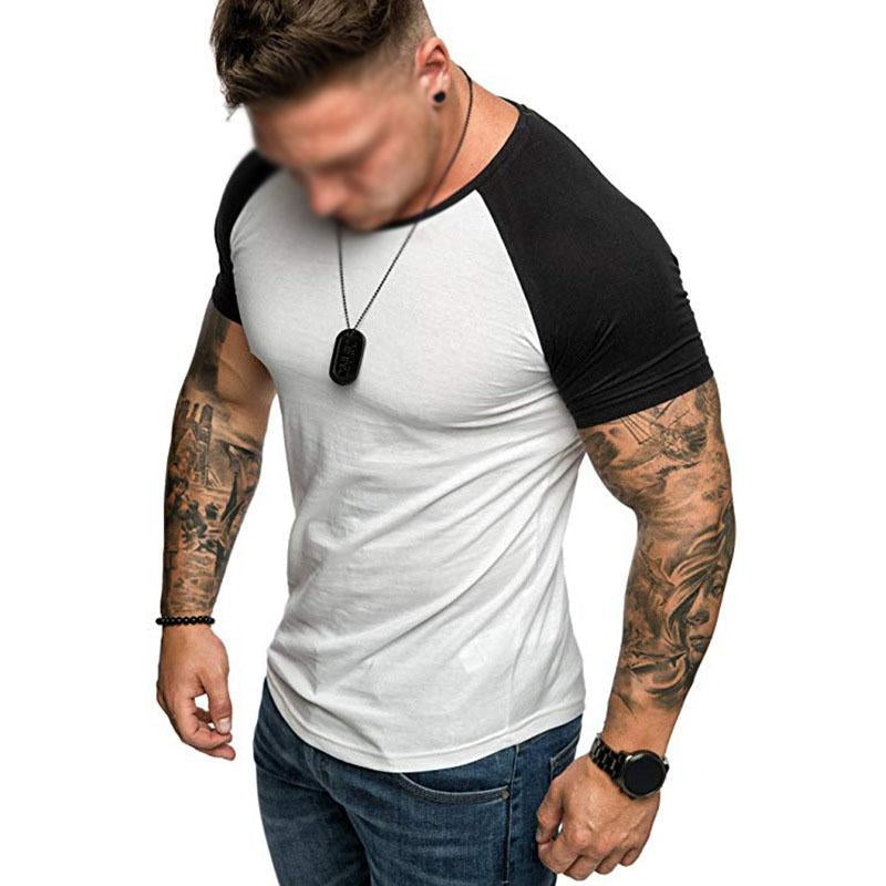t-shirt-vintage-manches-raglan-contrastees