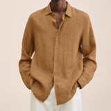 chemise-ample-coton-lin-revers-vintage