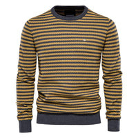 pull-raye-col-rond-vintage