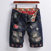 short-vintage-denim-dechire-blocs-couleurs