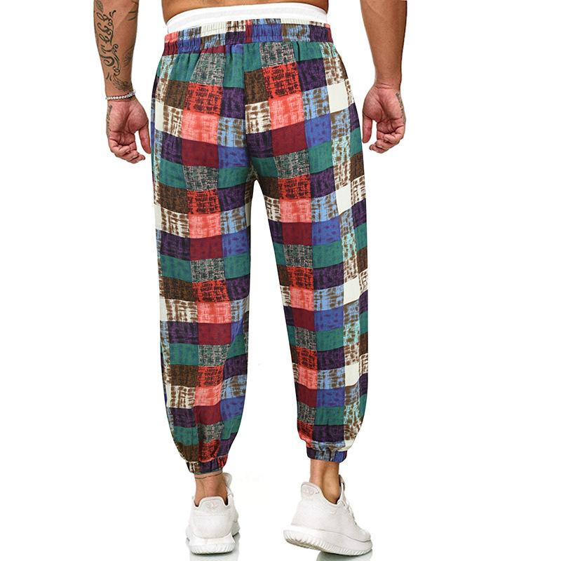pantalon-ample-imprime-ethnique-vintage