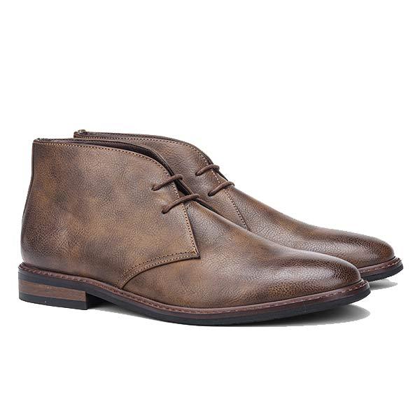 bottes-cuir-platte-vintage