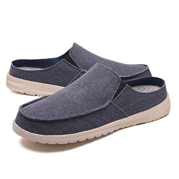 Demi-Chaussons en Toile Tendance Vintage