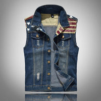 veste-jean-decontractee-drapeau-vintage