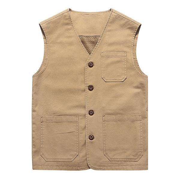 gilet-mince-decontracte-couleur-unie-vintage