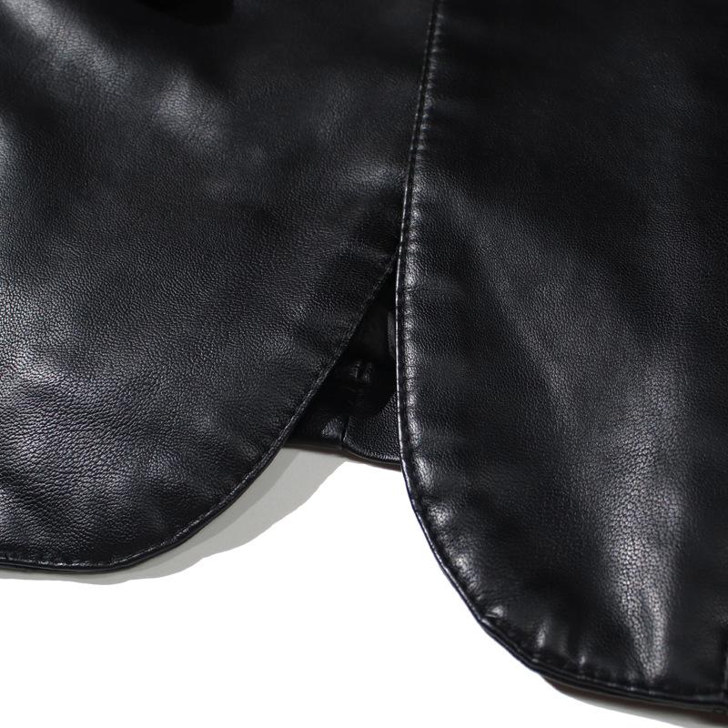 Veste vintage en cuir chic