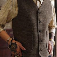 gilet-classique-tweed-vintage