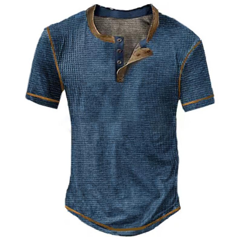 t-shirt-vintage-manches-courtes-col-henley