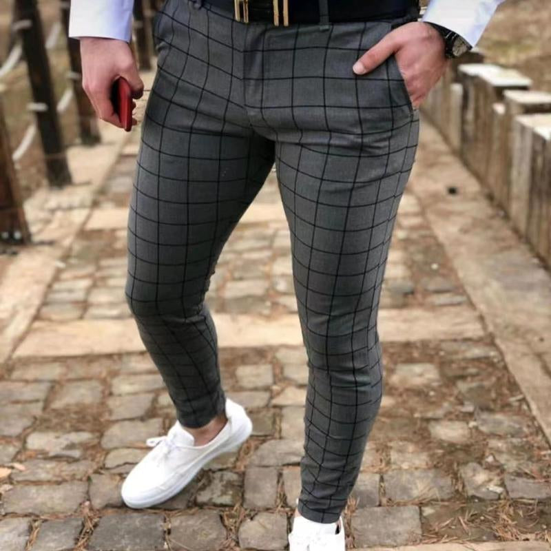 pantalon-crayon-raye-carreaux-vintage