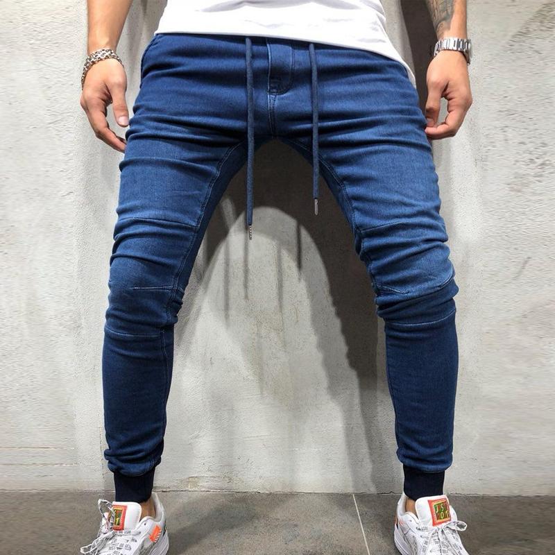 jean-decontracte-cordon-de-couleur-unie-vintage