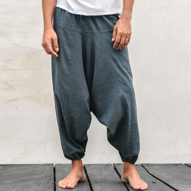 pantalon-retro-jambe-large-couleur-unie