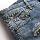 short-droit-denim-dechire-delave-vintage