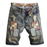 short-vintage-denim-dechire-blocs-couleurs