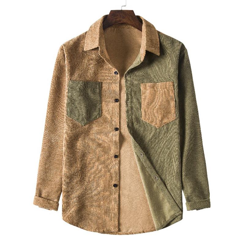 chemise-vintage-manches-longues-velours-cotele