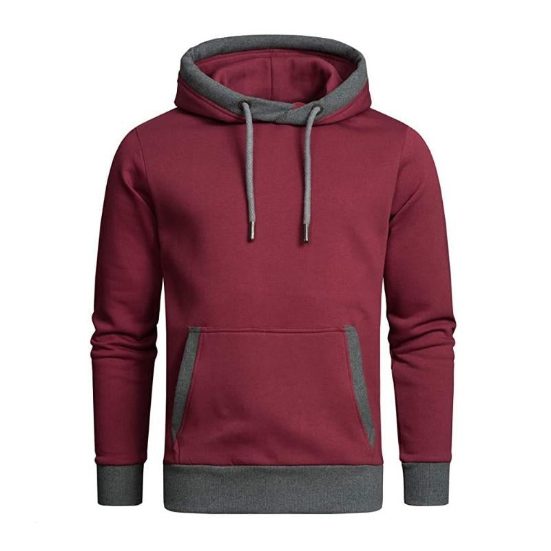 sweat-capuche-panneau-manches-longues-vintage