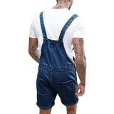 combinaison-jean-short-cargo-dechire-denim-vintage