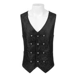 gilet-vintage-col-v-plusieurs-boutons