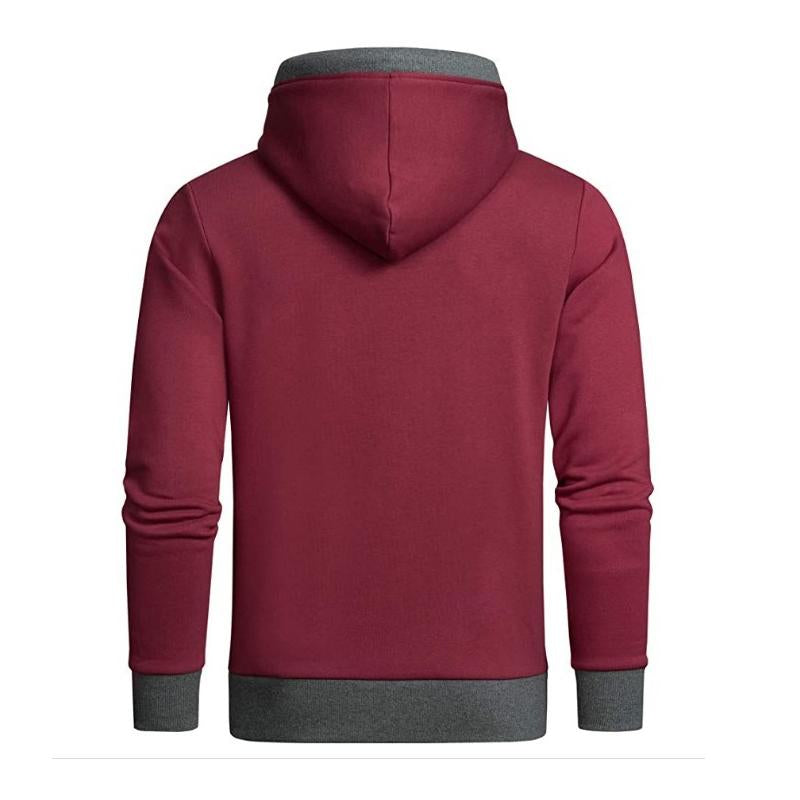 sweat-capuche-panneau-manches-longues-vintage