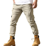 pantalon-cargo-kaki-style-retro-multi-poches