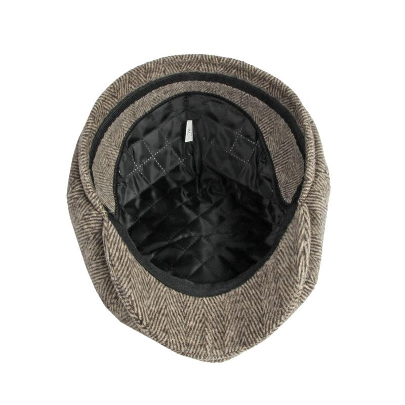 beret-cache-oreilles-chaud-laine-vintage