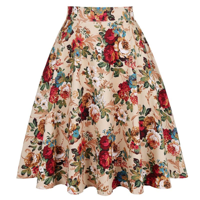 jupe-fleurie-style-vintage