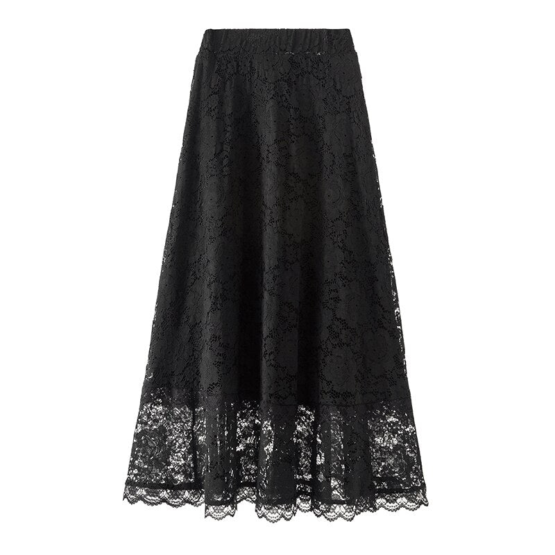 Jupe Fluide Noire P'tit Mome - Taille 6 Ans - Occasion Très Bon état - Pour Fille